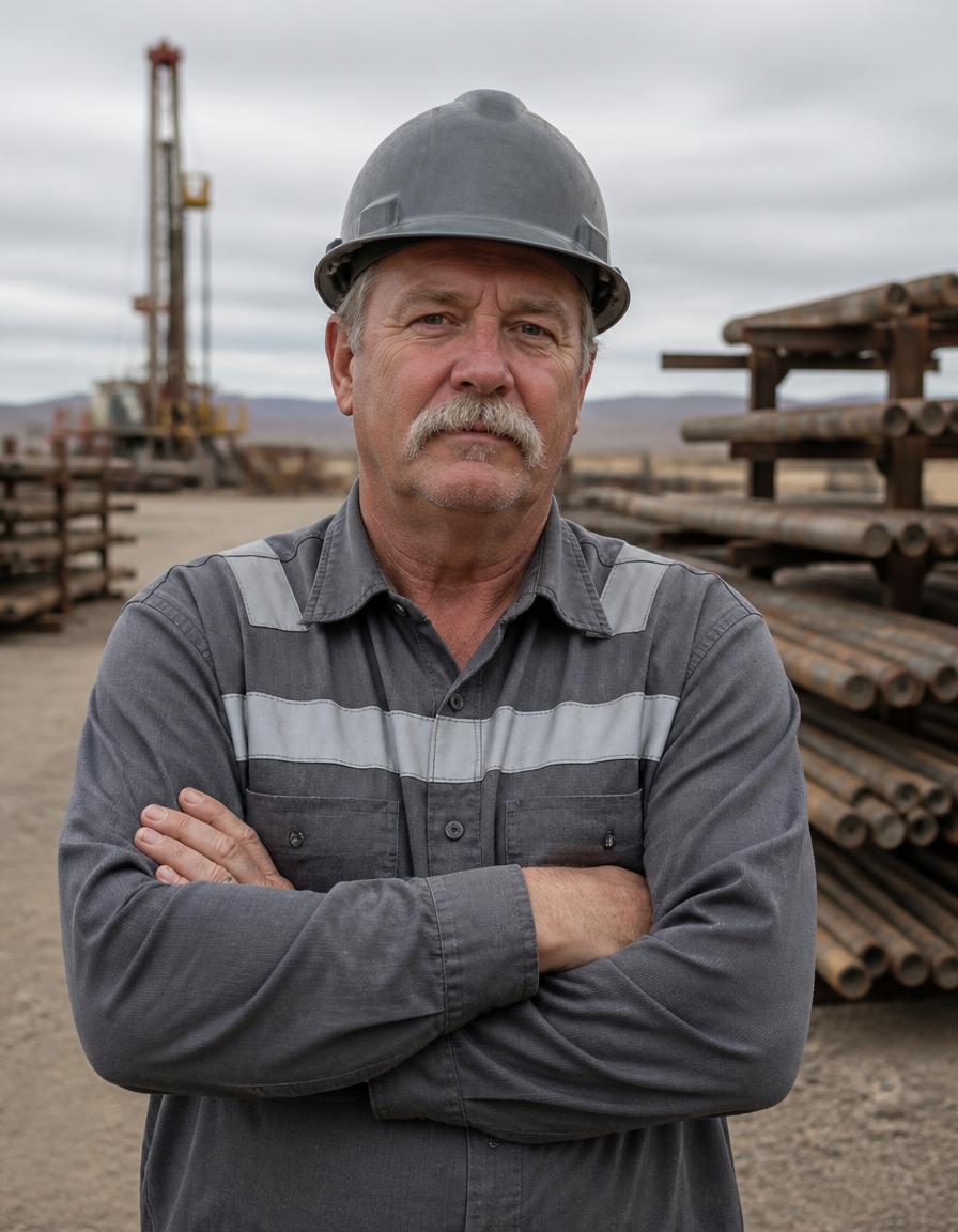 Dale R., Yard Superintendent at Gorilla Drillers, in company uniform